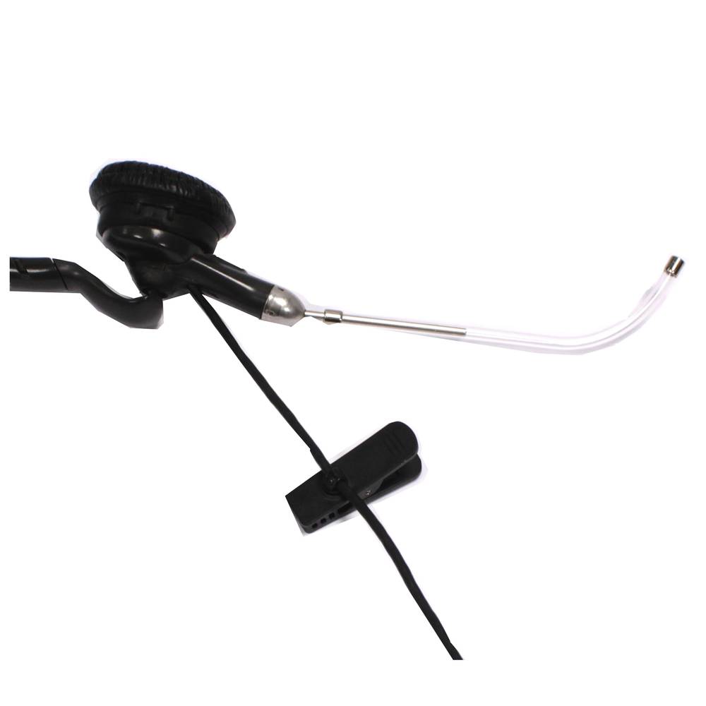 Clip cavo bavero microfono a cuffia