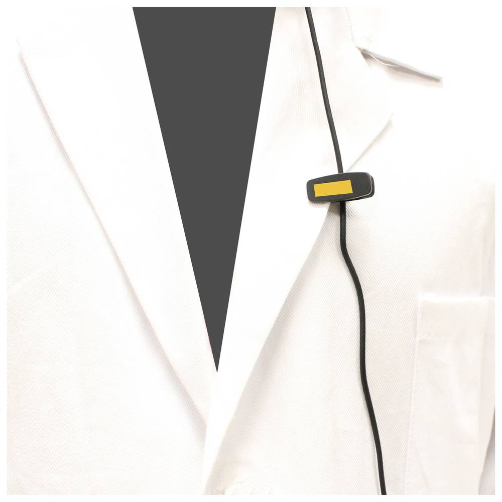 Clip cavo bavero microfono a cuffia