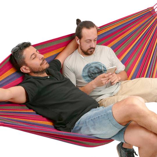 Stoff Hängematte für zwei Personen