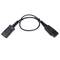Câble adaptateur de connecteur compatible avec Plantronics QD à GN compatible avec NetCom QD