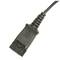 Câble adaptateur de connecteur compatible avec Plantronics QD à GN compatible avec NetCom QD