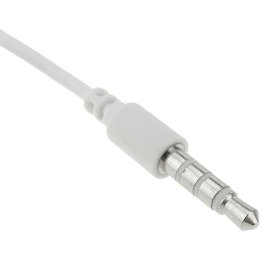 Adapter Mikrofon und Kopfhörer-Taste Handy weiß