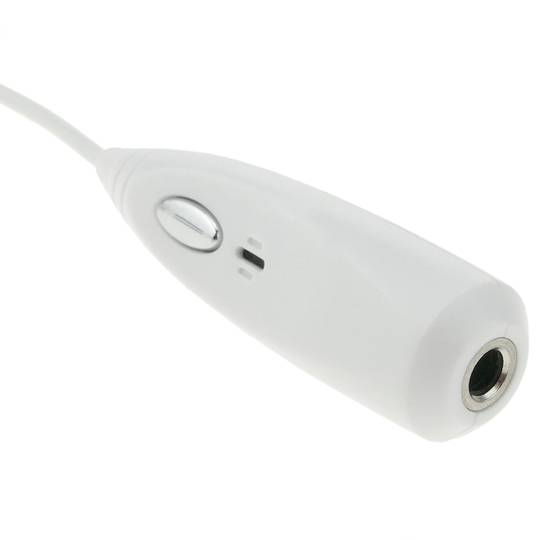 Adapter Mikrofon und Kopfhörer-Taste Handy weiß