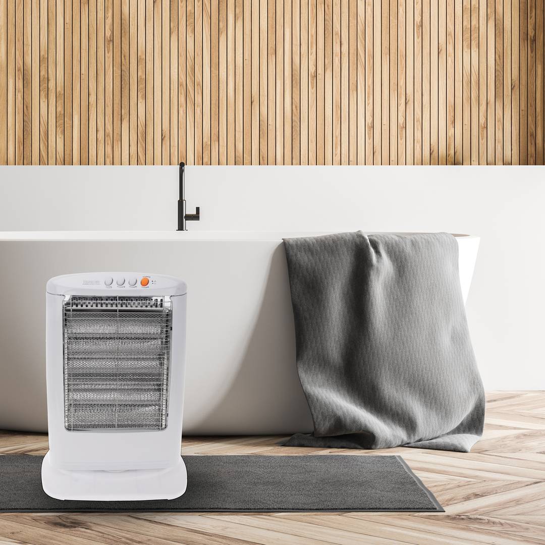 Calefactor estufa de cuarzo 1200w radiador casa baño para la pared