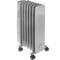 7-element oil radiator with thermostat and 1500W power with wheels