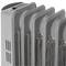 7-element oil radiator with thermostat and 1500W power with wheels