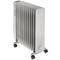 Olieradiator met 11 elementen, thermostaat en 2500W vermogen met wielen