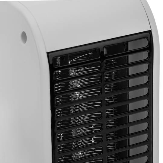 Aquecedor de ar 2 em 1 horizontal e vertical de 1000/2000 W, branco