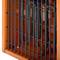 Calefactor industrial d'aire de terra 1000 / 2000 w de color taronja i forma rectangular