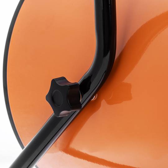 Aquecedor de ar de piso industrial 1000/2000 w cor laranja e formato de tubo