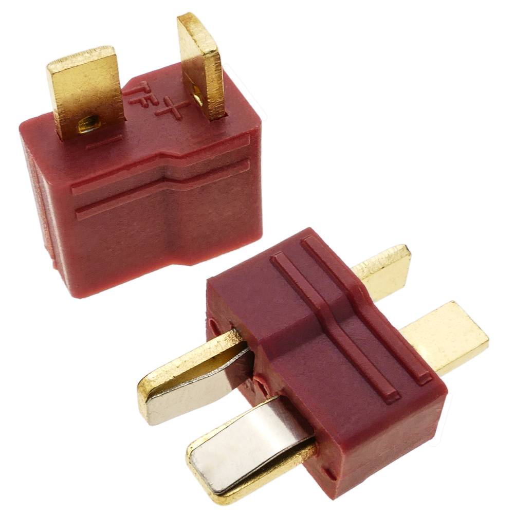 Conector RC PLUG para carregamento e fornecimento de energia Par macho e fêmea