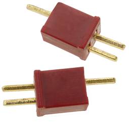Conector RC Micro T PLUG para carregamento e fornecimento de energia Par macho e fêmea