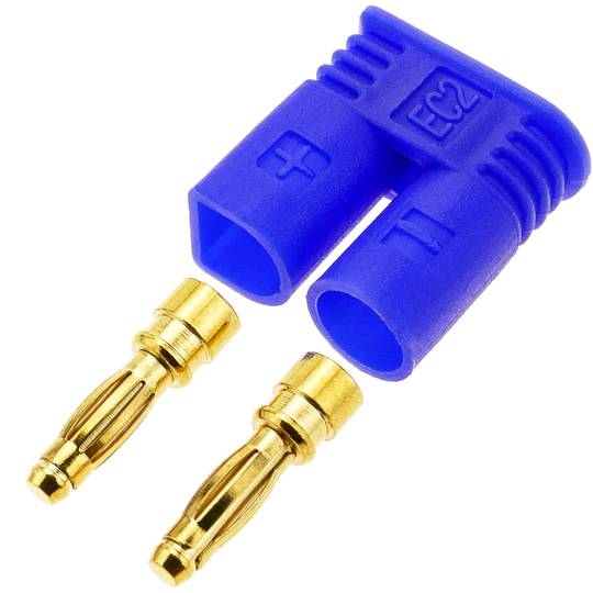 Connecteur RC EC2 pour charger et alimenter Paire Mâle et Femelle