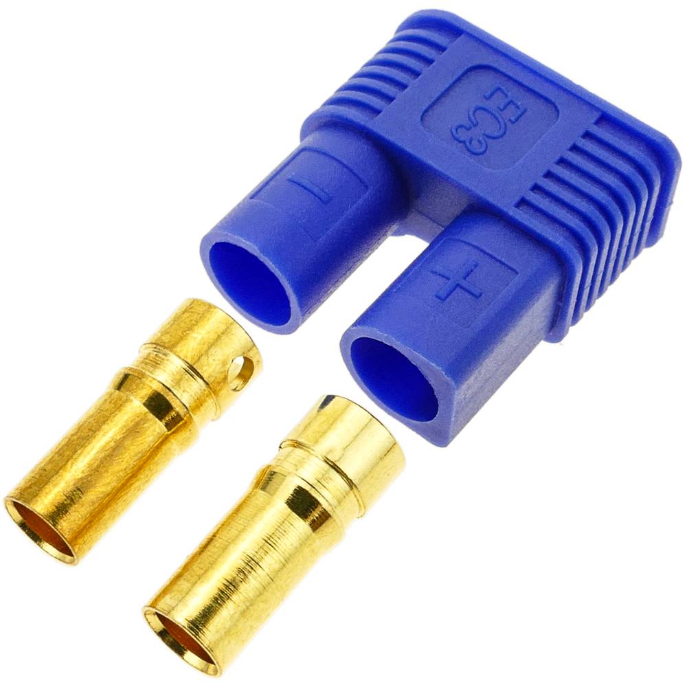 Conector RC EC3 para carregamento e fornecimento de energia Par macho e fêmea