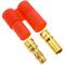 Conector RC HXT Banana 3.5 mm para carregamento e fornecimento de energia Par macho e fêmea