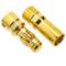 Conector RC HXT Banana 3.5 mm para carregamento e fornecimento de energia Par macho e fêmea