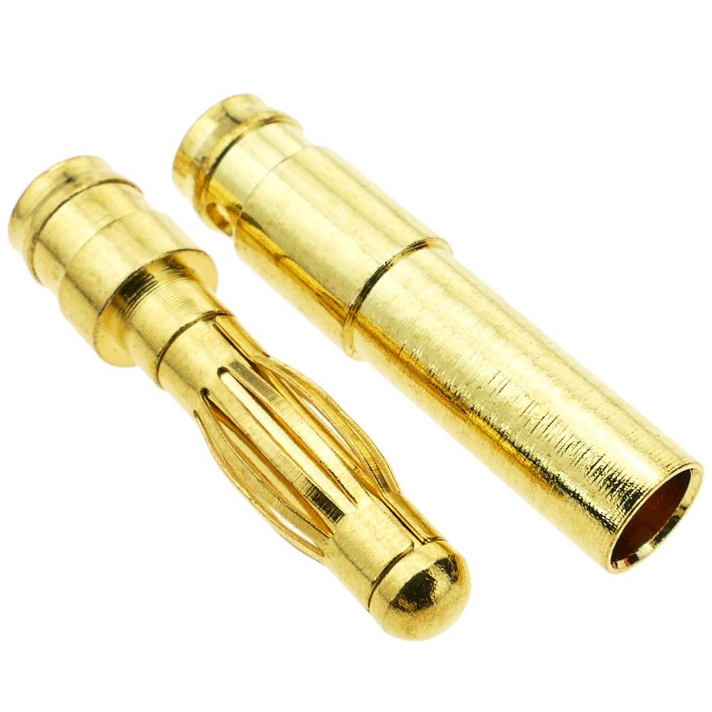 Conector RC HXT Banana 4.0mm de carga y fuente de alimentación Pareja macho y hembra