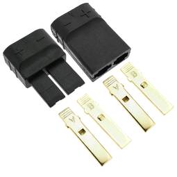 Conector RC TRAXXAS #1 para carregamento e fornecimento de energia Par macho e fêmea