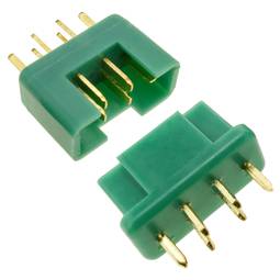 Stecker RC MPX #1 zum Laden und zur Stromversorgung Paar männlich und weiblich