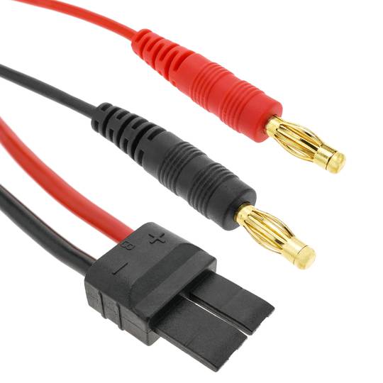 Kabel TRAXXAS nr 1 męski do HXT Banana 4.0mm 30cm męski 14AWG Ładowanie i zasilanie