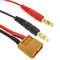 Kabel XT60 Stecker auf HXT Banana 4.0mm Stecker 30cm 14AWG Lade und Netzteil