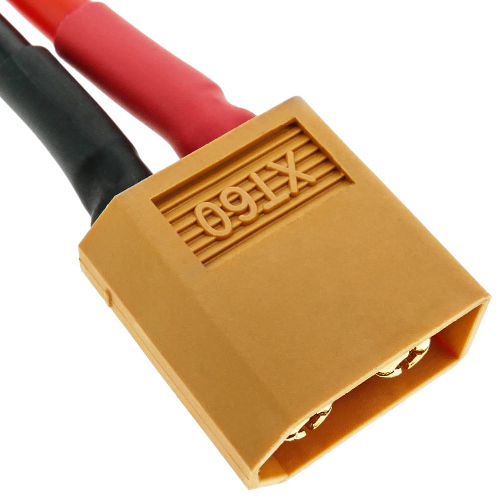 Kabel XT60 Stecker auf HXT Banana 4.0mm Stecker 30cm 14AWG Lade und Netzteil