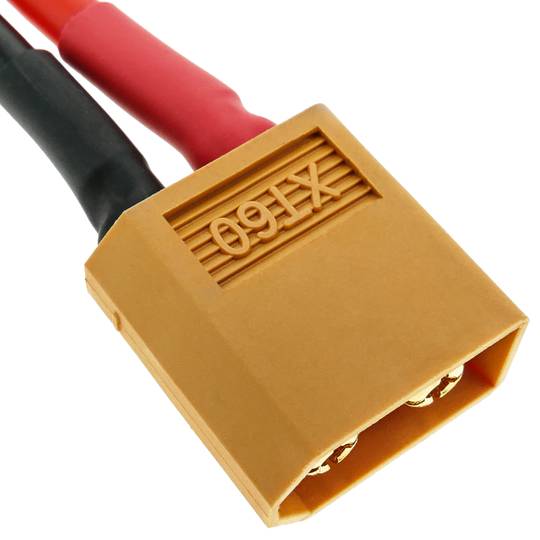 Kabel XT60 Stecker auf HXT Banana 4.0mm Stecker 30cm 14AWG Lade und Netzteil