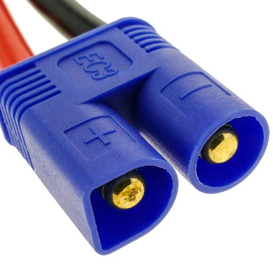Câble EC3 mâle vers HXT Banane 4.0mm mâle 30cm 14AWG Charge et alimentation