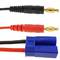 Kabel EC5 mannelijk naar HXT banaan 4,0 mm mannelijk 30 cm 14AWG Opladen en voeding