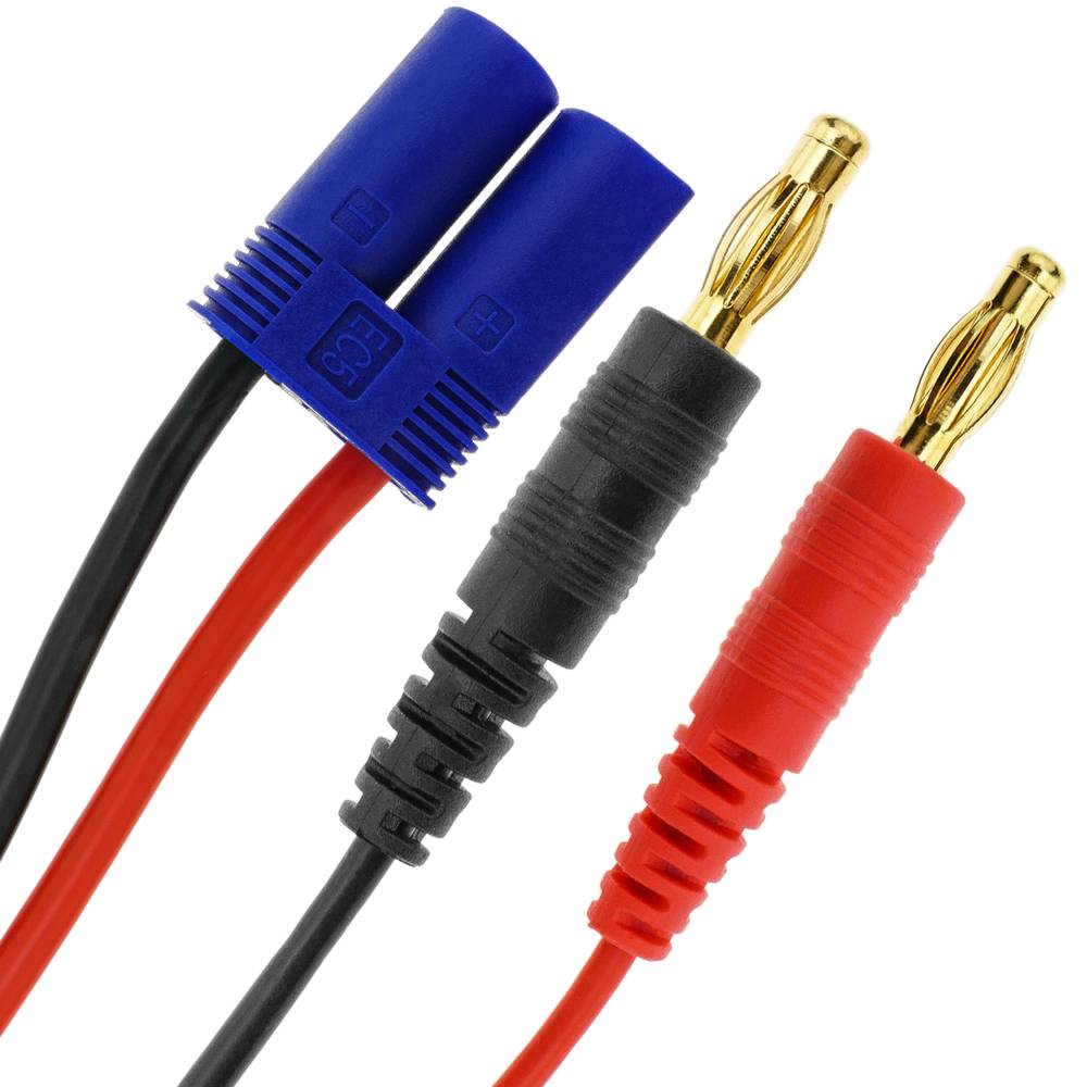 Kabel EC5 mannelijk naar HXT banaan 4,0 mm mannelijk 30 cm 14AWG Opladen en voeding