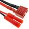 Kabel T PLUG vrouwelijk naar HXT banaan 4,0 mm 10 cm 14AWG Belasting en voeding