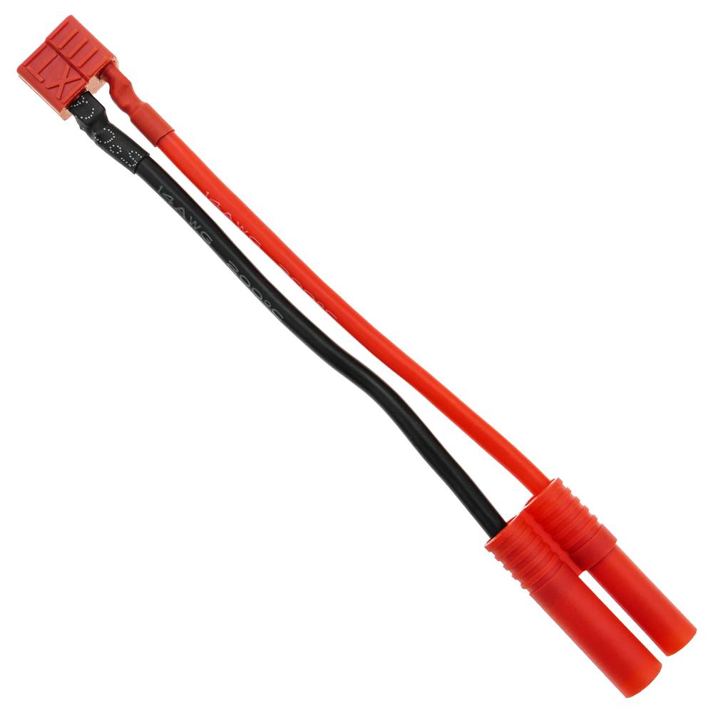 Kabel T PLUG vrouwelijk naar HXT banaan 4,0 mm 10 cm 14AWG Belasting en voeding