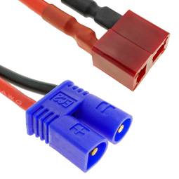 Câble T PLUG femelle vers EC3 mâle 10cm 14AWG Charge et alimentation