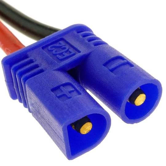 Kabel T PLUG vrouwelijk naar EC3 mannelijk 10cm 14AWG Opladen en voeding