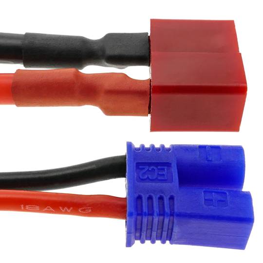 Kabel T PLUG vrouwelijk naar EC3 mannelijk 10cm 14AWG Opladen en voeding