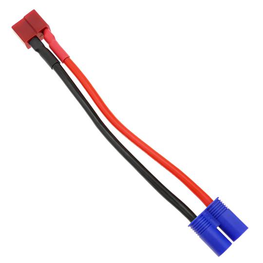 Kabel T PLUG vrouwelijk naar EC3 mannelijk 10cm 14AWG Opladen en voeding