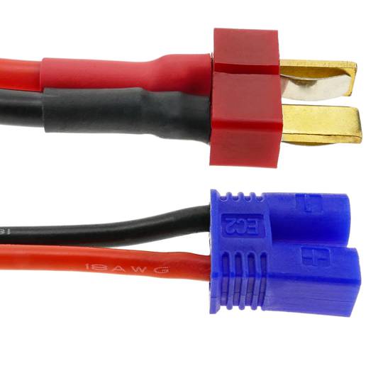 Cable T PLUG male to EC3 female 10cm 14AWG Loading and power supply
