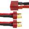 Cable T PLUG female to 2 x T PLUG male 30cm 14AWG PAR Loading and power supply