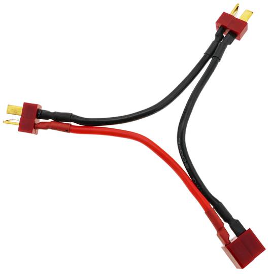 Cavo T PLUG femmina a 2 x TPLUG maschio 10cm 14AWG Carica e alimentazione