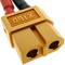 Kabel XT60 vrouwelijk naar 2 x XT60 mannelijk 15 cm 14AWG Opladen en voeding