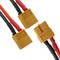 Kabel XT60 vrouwelijk naar 2 x XT60 mannelijk 15 cm 14AWG Opladen en voeding