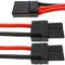 Cable TRAXXAS #1 hembra a TRAXXAS #1 macho de 8cm 14AWG Carga y fuente alimentación