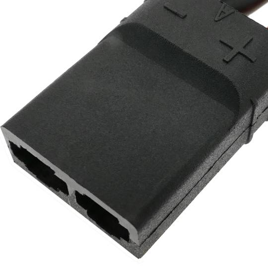 Cable TRAXXAS #1 hembra a TRAXXAS #1 macho de 8cm 14AWG Carga y fuente alimentación