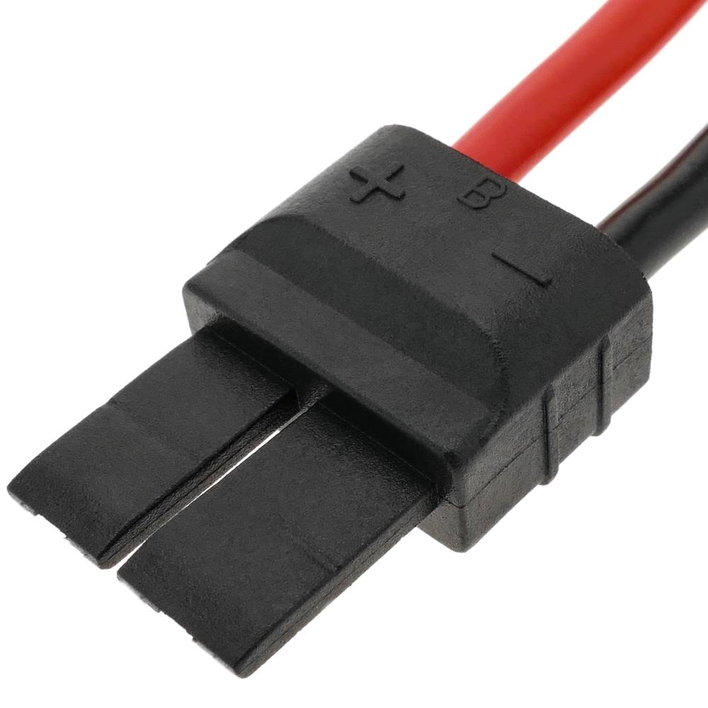 Cable TRAXXAS #1 macho a TAMIYA #1 macho de 8cm 14AWG Carga y fuente alimentación
