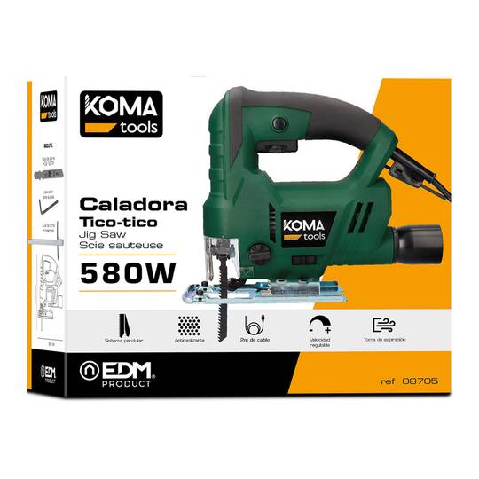 Wyrzynarka elektryczna KOMA Tools 08705 25x26cm 580 W