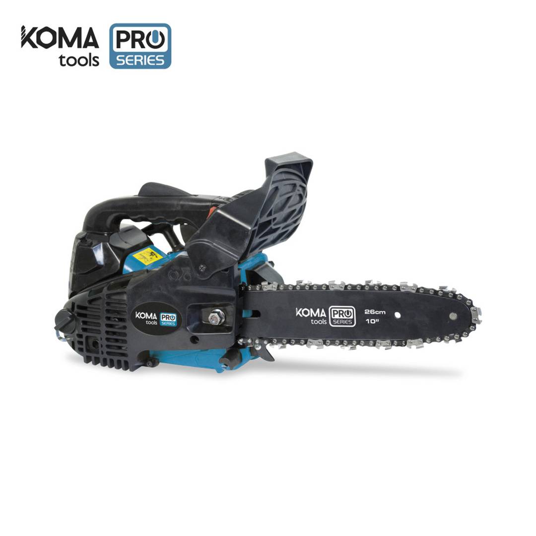 KOMA Tools 08337 25.4cc Benzine Kettingzaag met 0.75kW/1CV