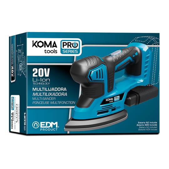 KOMA Tools 08753 Levigatrice tipo topo 20V