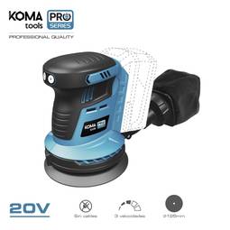 Lixadeira excêntrica 20V KOMA Tools 08780