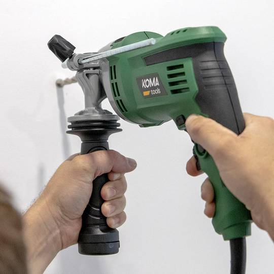 Taladro percutor de 750 W de 12x31,5x22cm de KOMA Tools 08724