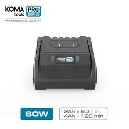 KOMA Tools 08772 Pro Series 60W Battery Charger